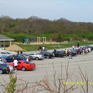 NY Mustangs cruise to Montauk