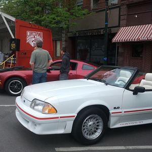 cny mustang and allford show and cruise, cortland ny