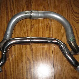 new pipe in front