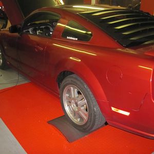 Kyle's Car on Dyno