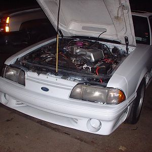 my 450 hp plus 250 hp N2O stang