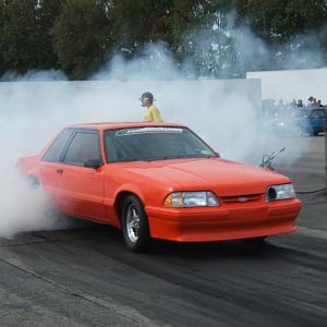 VERY  quick stang....8.68 @ 166+ MPH