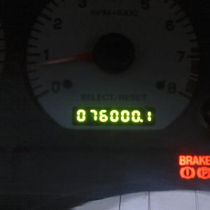 just missed 76,000