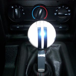 Custom painted shift knob