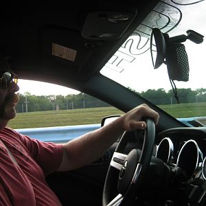 at the wheel   :-)