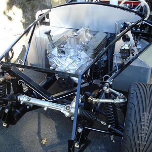 5.0 from my Mustang sits in the roadster frame.