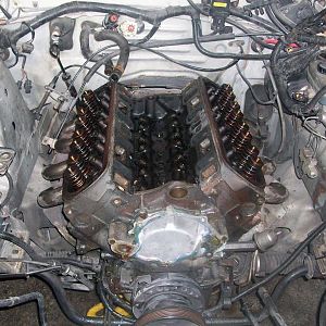 old motor 1/2 apart