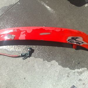 sanded all the scratches down