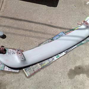 2 light coats of primer filler (ran out of it lol)