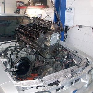 Old sh1t motor coming out