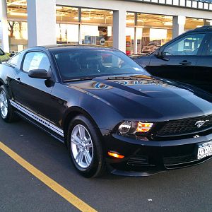 Picking up my new 'stang from the dealership!