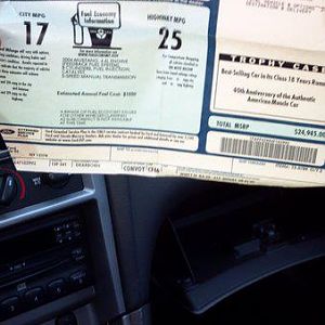 Original owner kept the window sticker.  GT Deluxe with IUP as only option.  Just the way I like it