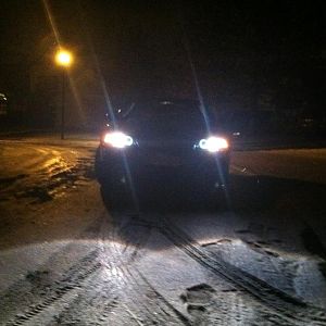 Raxiom's at night