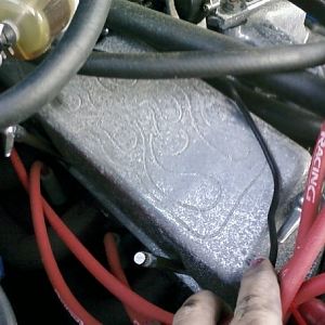 valve cover before polishing