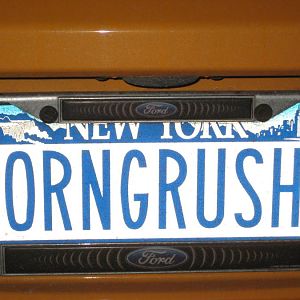 Custom Plate: Orngrush