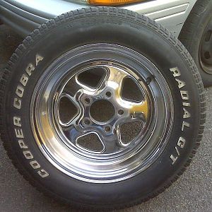 pro star wheels with cooper cobras all ready to be burned off
