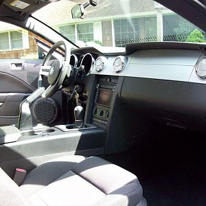 The interior from the passengers side.