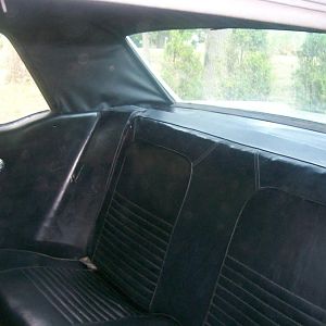 Back seat, original
