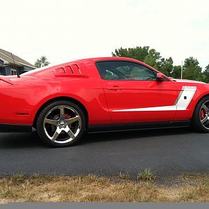 Ready for the 2012 Mustang Rally after detailing