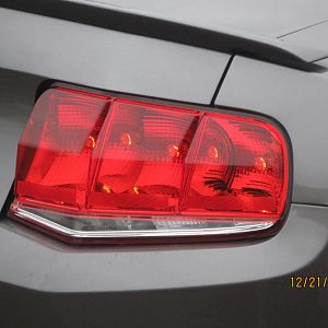 Close-up of Raxion tail lamps
