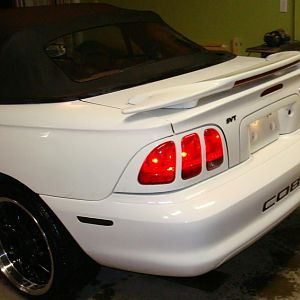 Rear tinted side markers, sequential tailights