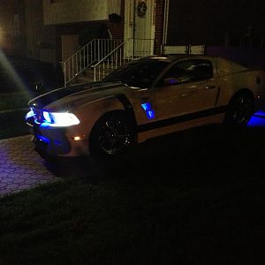 blue LED's