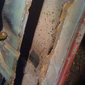 Driver's side floor deconstruction slice and dice time.