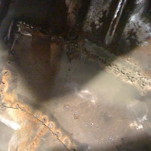 Floor reconstruction begins.