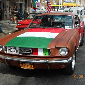 In Brooklyn Columbus Day Parade with SIKK....!!