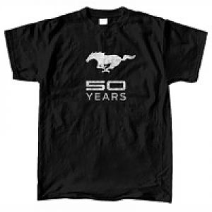 Mustang 50 Years Black Tee