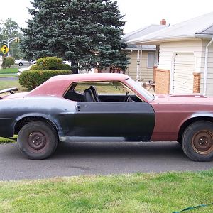 R/S after replacing r/s outer wheel house, trunk drop off, quarter skin & door skin.