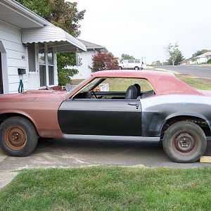 L/S after replacing l/s outer wheel house, trunk floor, quarter skin & door shell.