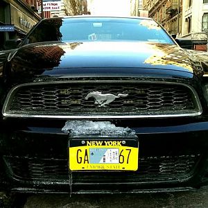 A beautyfull Mustang on NYC Broadway.
