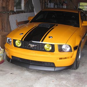 Parked in the spot that will be her home for the next 5-6 months...  :(