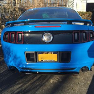 RTR Rear Splitter and RTR License plate surround