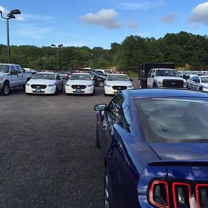 At my dealership (Ford) we fix cop cars. I felt watched