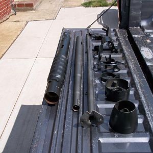 9/4/16 All the pieces to the steering column are painted & awaiting assembly.
