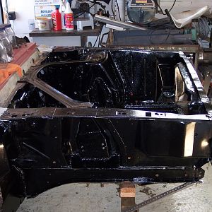 10/14/16 Second coat of Master Series chassis black.