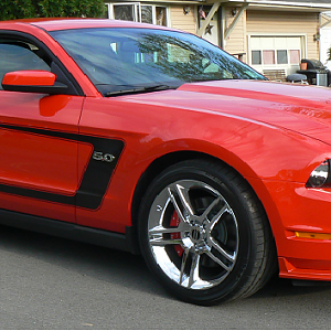 With GT500 Wheels, Boss Front Chin Spoiler, C stripe