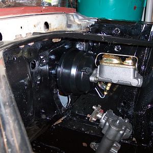 11/9/16 Installed power booster & master cylinder.