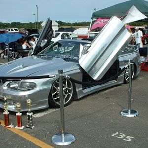 At the Car show