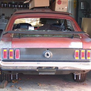 1/1/17 Good used rear bumper.