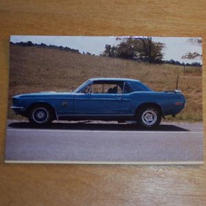 My 1968 j code GT Coupe in upstate NY on the way home from Watkins Glen Racetrack.