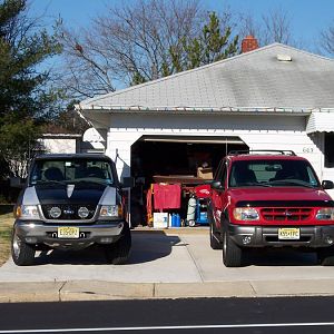 My 00 Ranger 4X4 & Robin's 99 Explorer Sport 4X4
