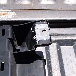 6/16/18 Repaired charcoal canister plastic bracket.