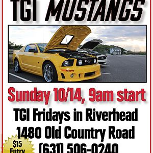 Riverhead Mustang 5.5 X 8.5 flyer