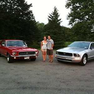 Our 67 and 09 Mustangs