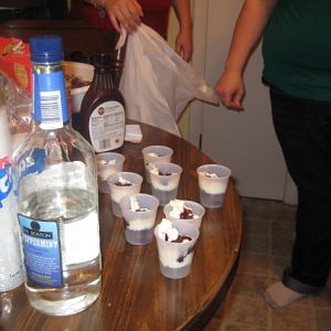 Peppermint shots :)